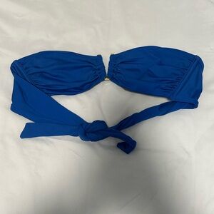 Victoria’s Secret Blue Strapless Bikini Top